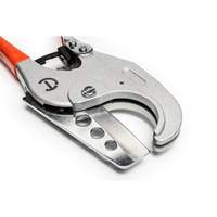 Ratcheting PVC Pipe Cutter with Dipped Grips, 1/4"- 2-3/8" Capacity Mukwa Safety Services