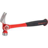 Marteau indexeur &agrave; panne fendue, 18 oz, Prise en Coussin&eacute;e/Acier plein, 14" lo Mukwa Safety Services