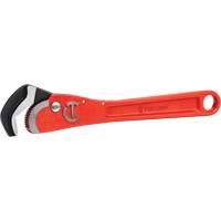 Self-Adjusting Pipe Wrench, 1-1/2" Jaw Capacity, 12" Long, Powder Coated Finish, Non-Ergonomic Handle Mukwa Safety Services