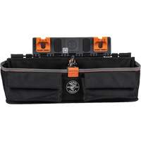 Bucket Work CentreS-Hook Large Pouch Module, Nylon, 3 Pockets, Black/Orange Mukwa Safety Services