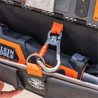 Bucket Work CentreS-Hook Large Pouch Module, Nylon, 3 Pockets, Black/Orange Mukwa Safety Services