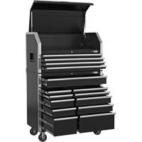 HDCC-4115 HD Series Toolbox Combo, 21-1/2" D x 44-1/5" W x 63-3/10" H, Black Mukwa Safety Services