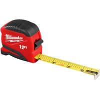 Compact Tape Measure, 13/16" x 12' Mukwa Safety Services