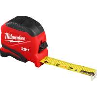 Compact Tape Measure, 1" x 25' Mukwa Safety Services
