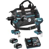 XGT Brushless 2-Tool Combo Kit, Lithium-Ion, 40 V Mukwa Safety Services