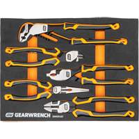 Jeu d'outils de m&eacute;canicien dans des plateaux modulaires en mousse avec conteneur de rangement, 194 morceaux Mukwa Safety Services