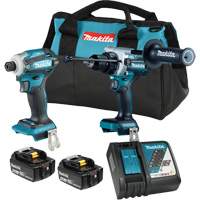 LXT Brushless 2 Tool Combo Kit, Lithium-Ion, 18 V Mukwa Safety Services