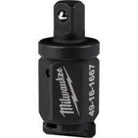 Adaptateur d'enclume pour cl&eacute; &agrave; rochet polygonale INSIDER, Prise 1/4", Douille 1/4", 0,55" lo, Sph&eacute;rique Mukwa Safety Services