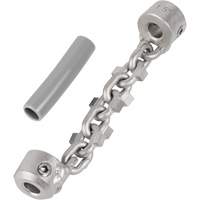 1-1/4" - 1-1/2" Standard Chain Knocker for 1/4" Chain Snake Cable Mukwa Safety Services