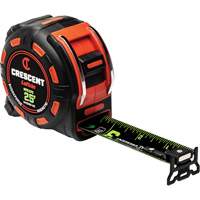 Shockforce NITE EYE Magnetic Tape Measure, 1-1/4" x 25', SAE Graduations Mukwa Safety Services