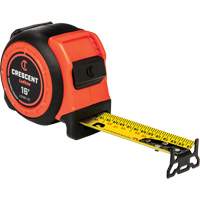 CONTROLTOUCH Tape Measure, 1-3/16" x 16', SAE Graduations Mukwa Safety Services