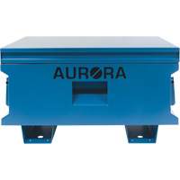 Coffre &agrave; outils de chantier, 33" x 20-3/10" x 18-3/10", Acier, Bleu Mukwa Safety Services