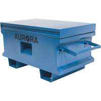 Coffre &agrave; outils de chantier, 33" x 20-3/10" x 18-3/10", Acier, Bleu Mukwa Safety Services