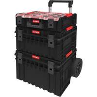 Arx 3-Piece Modular Starter Kit, 23"/25-1/5" x 19"/15-1/5" x 12-3/5"/26"/6-4/5", Black/Red Mukwa Safety Services