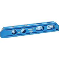 TRUE BLUE&reg; Die Cast Torpedo Level, 8" L, Aluminum, 4 Vials, Magnetic Mukwa Safety Services