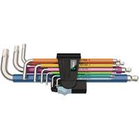 3950/9 Hex-Plus Multicolour Stainless 1 L-Key Set, 9 Pcs., Metric Mukwa Safety Services