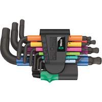 950/9 Hex-Plus Multicolour 2 L-Key Set, 9 Pcs., Metric Mukwa Safety Services