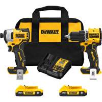 ATOMIC Brushless Compact Drill/Driver & Impact Driver Combo Kit, Lithium-Ion, 20 V Mukwa Safety Services