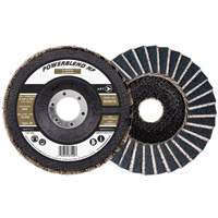 Disque &agrave; lamelles POWERBLEND NF, 4-1/2" x 7/8", Type 29, Grain Z60, Alumine de zirconium Mukwa Safety Services