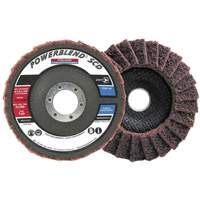 Disque &agrave; lamelles incurv&eacute; pour traitement de surface POWERBLEND SCD, 5" x 7/8", Type 29, Grain Moyen Mukwa Safety Services