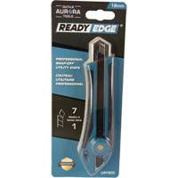 Couteau professionnel de 18 mm, Acier inoxydable, Robuste, Prise en Caoutchouc Mukwa Safety Services