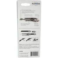 Couteau professionnel de 18 mm, Acier inoxydable, Robuste, Prise en Caoutchouc Mukwa Safety Services