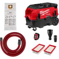 M18 FUEL 9 Gallon Dual Battery Dust Extractor with PACKOUT Compatibility and VACLINK Kit, 27-3/4" x 19" Mukwa Safety Services