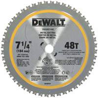 Lame de scie circulaire, 7-1/4", 48 dents, Pour M&eacute;tal Mukwa Safety Services