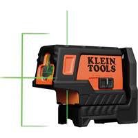 Niveau laser compact &agrave; lignes vertes en croix avec point daplomb Mukwa Safety Services