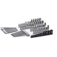 SAE/Metric Bit Set, External Torx&reg;/Hex/Hex Ball/Torx&reg;/Torx&reg; Tamper, 1/4"/3/8"/1/2" Drive, 84 Pcs Mukwa Safety Services