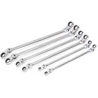 90-Tooth 12 Point Metric GearBox Double Ratcheting Wrench Set, Flex Head, 6 Pieces, Metric Mukwa Safety Services