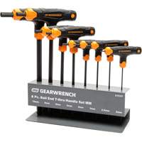 Ball End T-Handle Hex Key Set, 8 Pcs., Metric Mukwa Safety Services
