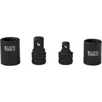 Jeu d'adaptateurs pour cl&eacute; &agrave; douille KNECT 4 mcx, Chocs, Prise 1/2"/3/8", Douille 1/2"/3/8", 0,98" lo, Sph&eacute;rique Mukwa Safety Services