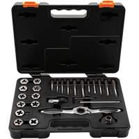 SAE Ratcheting Tap & Die Set, 27 Pieces Mukwa Safety Services