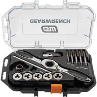 SAE Ratcheting Tap & Die Set, 15 Pieces Mukwa Safety Services