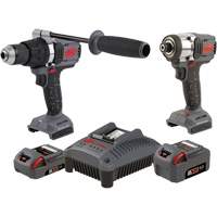Ensemble de marteau perforateur & tournevis &agrave; chocs, Lithium-ion, 20 V Mukwa Safety Services