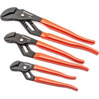 Straight Jaw Dipped Handle Tongue & Groove Plier Set, 3 Pieces Mukwa Safety Services
