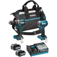 Ensemble doutils sans fil 40?Vmax XGT &agrave; moteur sans balais : visseuse &agrave; chocs et perceuse-visseuse &agrave; percussion, Lithium-ion, 40 V Mukwa Safety Services