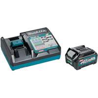 Trousse de d&eacute;marrage avec chargeur rapide et batterie 2.5Ah 40Vmax XGT , 40 V, Lithium-ion Mukwa Safety Services