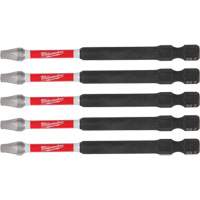 SHOCKWAVE Impact Recess Power Bits, Square, 2 Tip, 3-1/2" Length Mukwa Safety Services