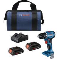 Trousse perceuse-visseuse compacte sans balais, Lithium-ion, 18 V, Mandrin 1/2", Couple 400 lb-po Mukwa Safety Services