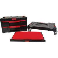 3-Piece Arx&reg; Dolly with Swivel Casters Set, 23-1/10" x 15" x 13-2/5", Black Mukwa Safety Services