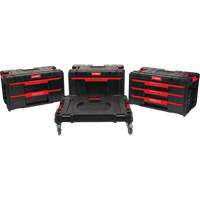 4-Piece Arx&reg; Dolly with Swivel Casters Set, 23-1/10" x 15" x 22-1/2", Black Mukwa Safety Services