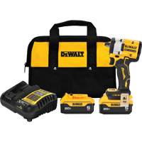 ATOMIC MAX* Cordless Impact Wrench With Hog Ring Anvil Kit, 20 V, 1/2" Socket Mukwa Safety Services