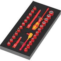 Insert en mousse pour jeu avec cliquet 8007 A VDE Zyklop VDE 1, 1000 V, 30 M Mukwa Safety Services