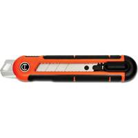 25mm Snap Off Blade Retractable Knife, Steel, Plastic Handle Mukwa Safety Services