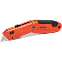 Retractable Knife, Steel, Aluminum Handle Mukwa Safety Services