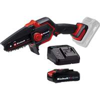 Scie &agrave; chaîne d'&eacute;lagage compacte sans fil avec batterie 2,5 Ah et ensemble de d&eacute;part de chargeur, 6", &agrave; pile, 18 V Mukwa Safety Services