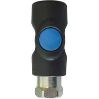 TOPQUIK S1 Industrial Quick Coupler, Polyester Composite/Stainless Steel, 1/4", Female NPT, 174 PSI Mukwa Safety Services