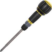 Tournevis &agrave; cliquet Fastbit Tru-Grip, embouts Phillips et &agrave; fente, 8-1/2" lo, Prise Plastique/Coussin&eacute;e Mukwa Safety Services